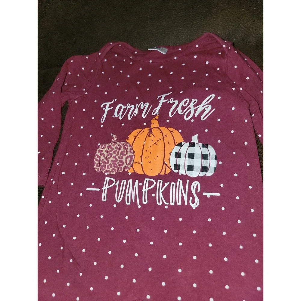 Boutique fall autumn Halloween farm fresh pumpkins romper 18 24 months